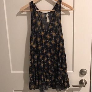 Free People Floral Tank